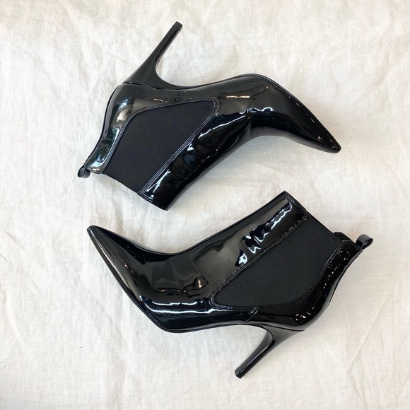 Nine West Joliee Stiletto Patent Leather Ankle Boot - Picture 14 of 16